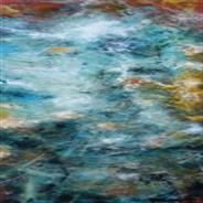 Coastline2  oil&wax 36x12 SOLD